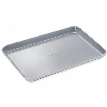 Caraway Non-Stick Ceramic Baking Sheet - Naturally Slick Ceramic Coating - Non-Toxic, PTFE & PFOA Free - Perfect for Baking, Roasting, and More - Medium (15" x 10") - Gray