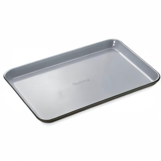 Caraway Non-Stick Ceramic Baking Sheet - Naturally Slick Ceramic Coating - Non-Toxic, PTFE & PFOA Free - Perfect for Baking, Roasting, and More - Medium (15" x 10") - Black