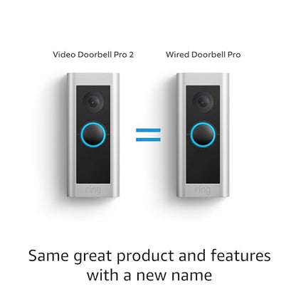 Ring Wired Doorbell Pro (newest model) – Best-in-class with cutting-edge features (existing doorbell wiring required)