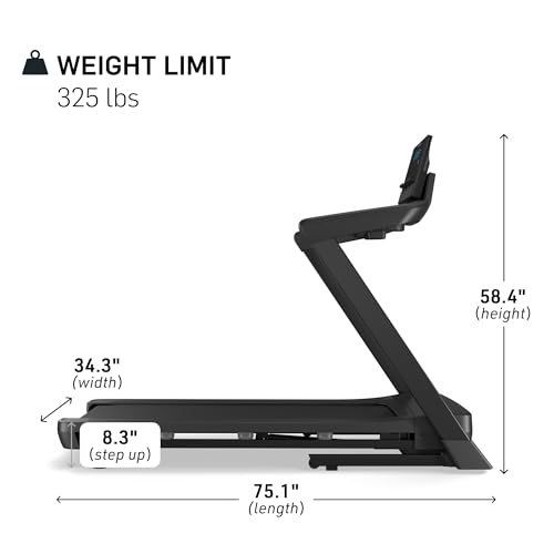 NordicTrack T Series Treadmill: Bluetooth-Enabled, Incline-Capable, 300 lbs Capacity