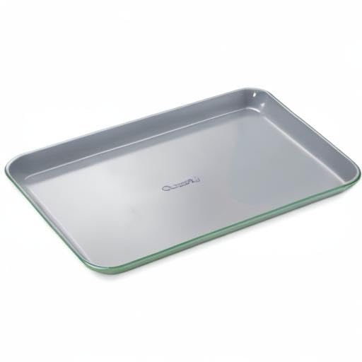 Caraway Non-Stick Ceramic Baking Sheet - Naturally Slick Ceramic Coating - Non-Toxic, PTFE & PFOA Free - Perfect for Baking, Roasting, and More - Medium (15" x 10") - Sage