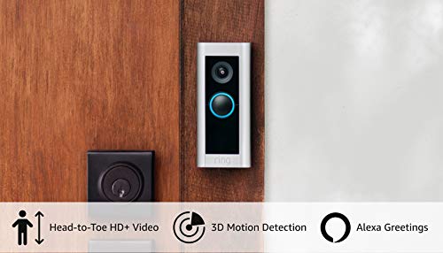 Ring Wired Doorbell Pro (newest model) – Best-in-class with cutting-edge features (existing doorbell wiring required)