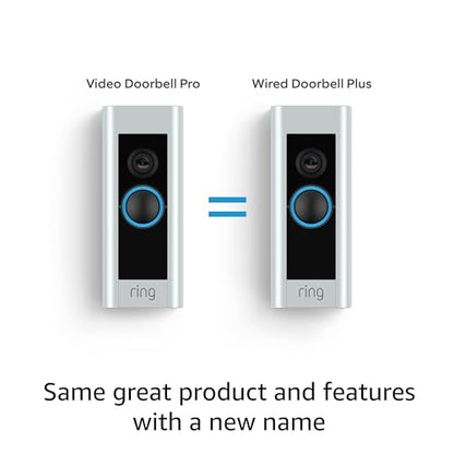 Ring Wired Doorbell Plus with Ring Indoor Cam, White