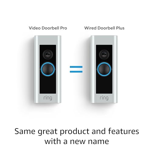 Ring Wired Doorbell Plus (Video Doorbell Pro) and Ring Chime Pro