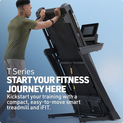 NordicTrack T Series Treadmill: Bluetooth-Enabled, Incline-Capable, 300 lbs Capacity