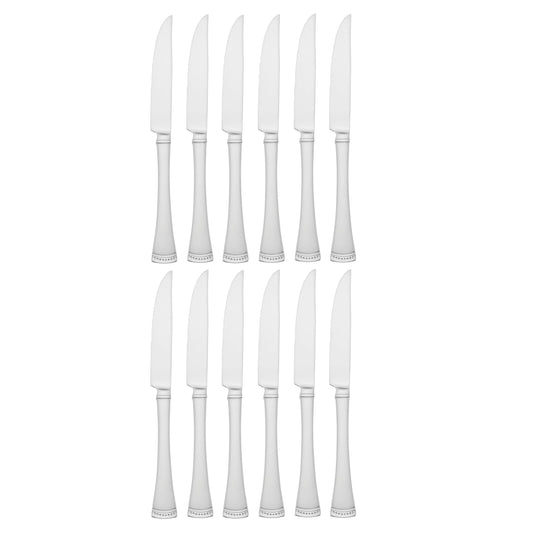 Lenox Portola 12-Piece Steak Knife Set, 3.60 LB, Metallic