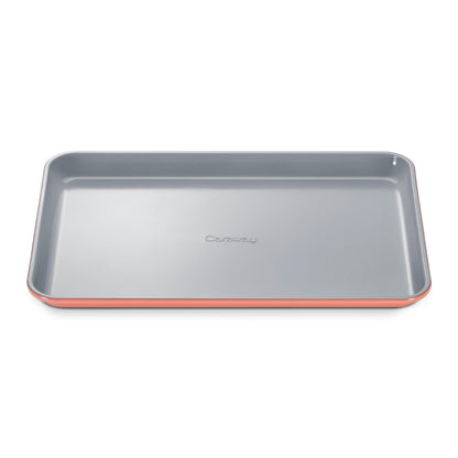 Caraway Non-Stick Ceramic Baking Sheet - Naturally Slick Coating Non-Toxic, PTFE & PFOA Free Perfect for Baking, Roasting, and More Medium Perracotta Medium 10'' x 15''