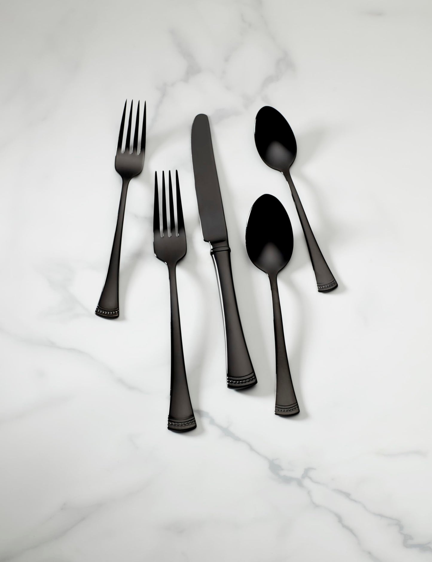 Lenox 893677 Portola Black 20-Piece Flatware Set