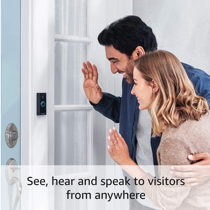 Ring Video Doorbell Wired (newest model), Use Two-Way Talk, advanced motion detection, HD camera and real-time alerts to monitor your front door (wiring required)