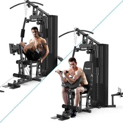 Home Gym SCM-1160 160LB Multifunctional Full Body Home Gym Equipment for Home Workout Equipment Exercise Equipment Fitness Equipment SincMill