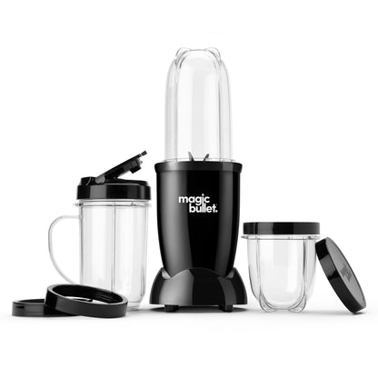 magic bullet Blender, Small, Black, 11 Piece Set