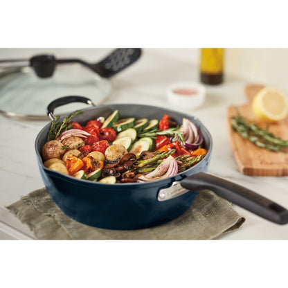 Cuisinart Preferred Pan 4-Pc Set - Nouveau Navy (4.5 Qt. Multi-Purpose Pan w/Cover, Steamer, Slotted Turner)