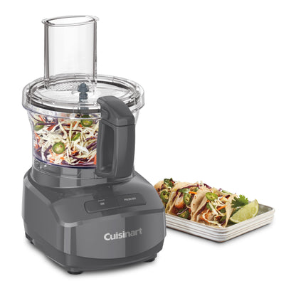 Cuisinart 7-Cup Sleek and Modern Design Food Processor with Two Easy Controls and Universal Blade for Chopping, Mixing, and Dough (Gray)