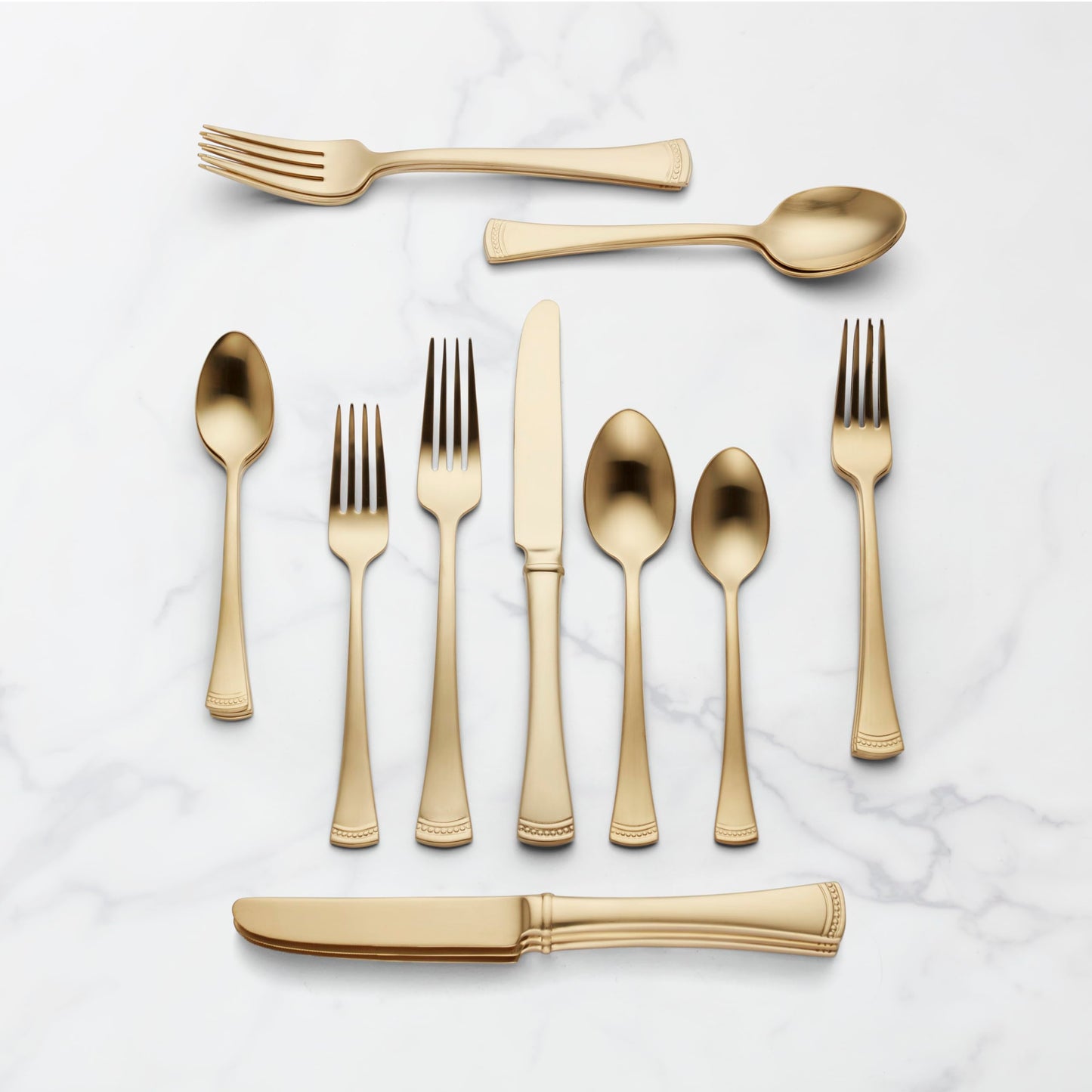 Lenox Portola, 3.40 LB, 20-Piece Flatware Set, Gold