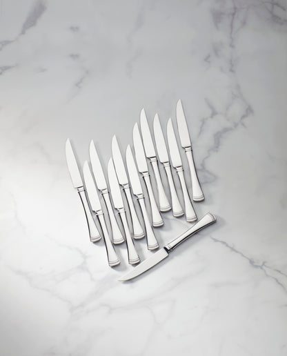 Lenox Portola 12-Piece Steak Knife Set, 3.60 LB, Metallic