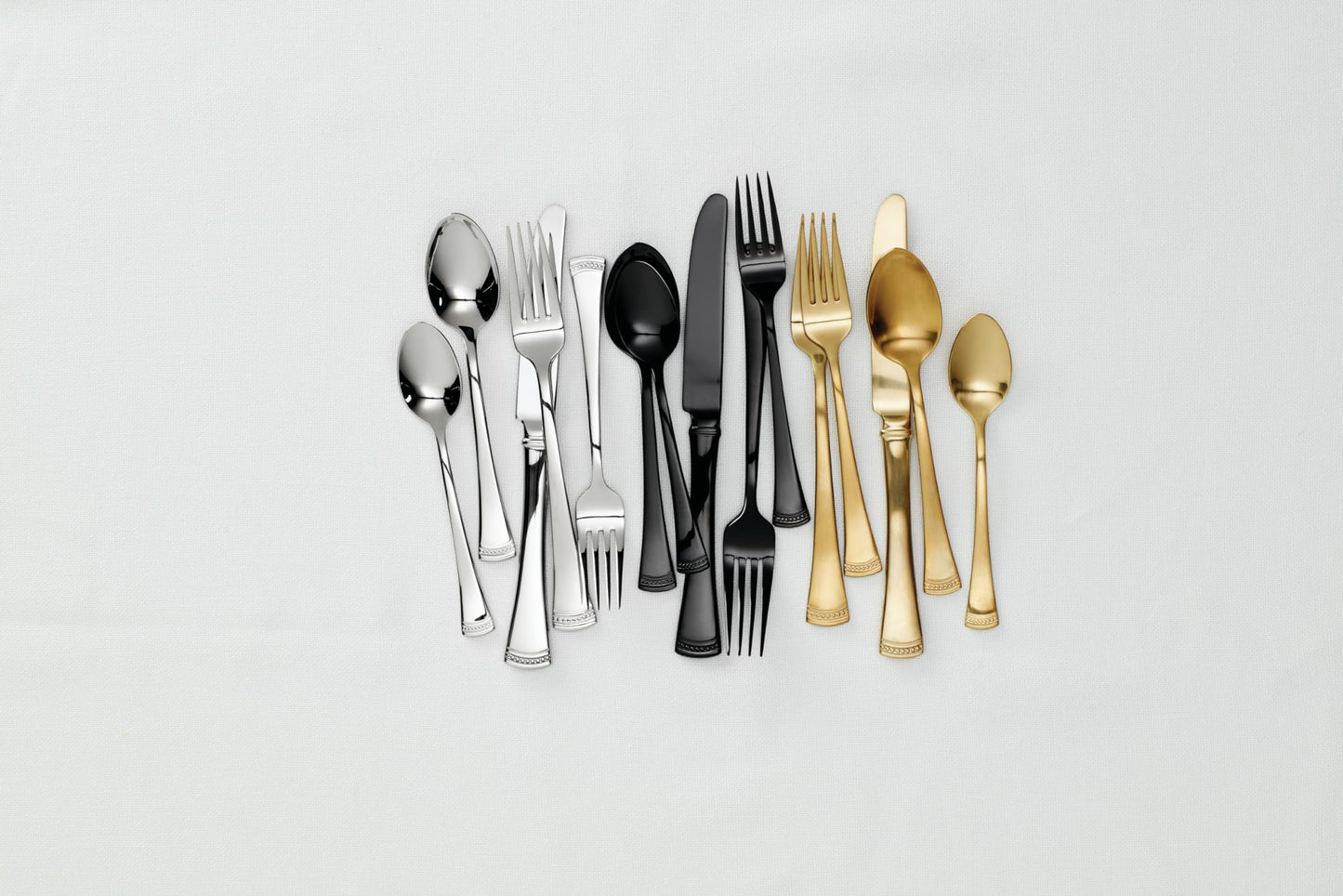 Lenox 893677 Portola Black 20-Piece Flatware Set